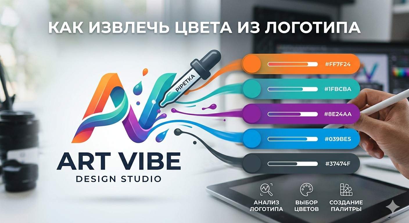 Как Извлечь Цвета из Логотипа