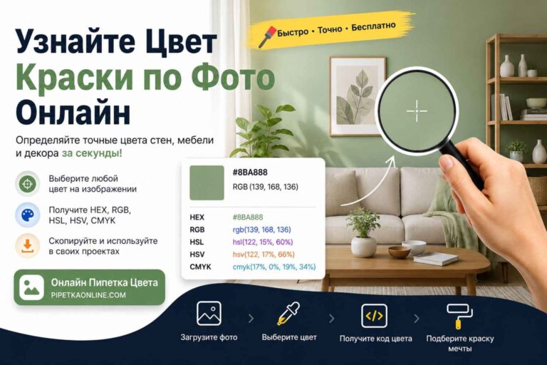 Как Определить Цвет Краски по Фото Онлайн