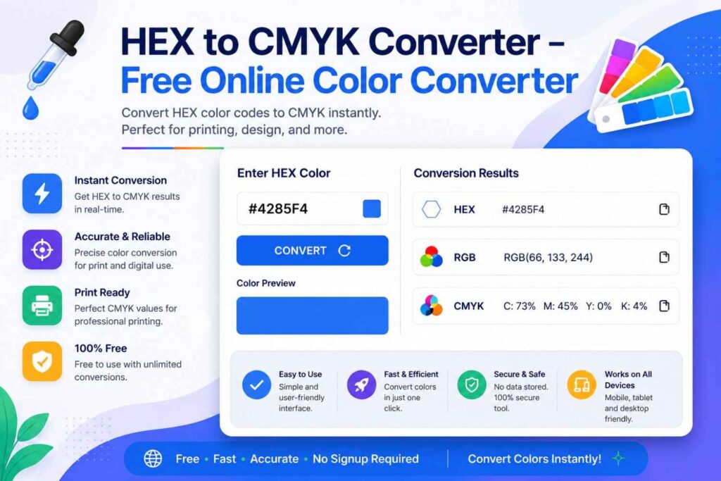 HEX to CMYK Converter
